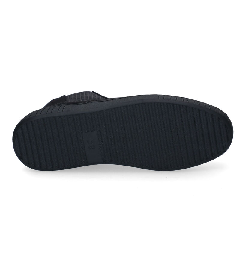 Marco Tozzi Bottines plates en Noir en textile (296975)