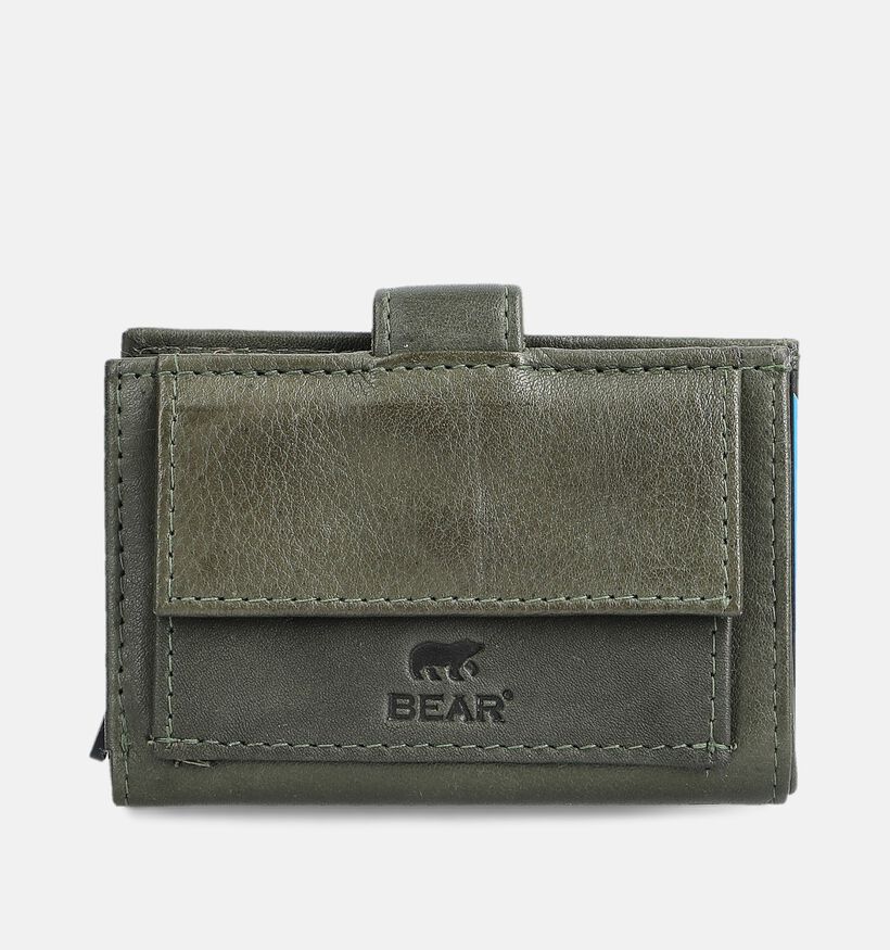 Bear Design Porte-monnaies &agrave; rabat en Vert pour femmes, hommes (382144)