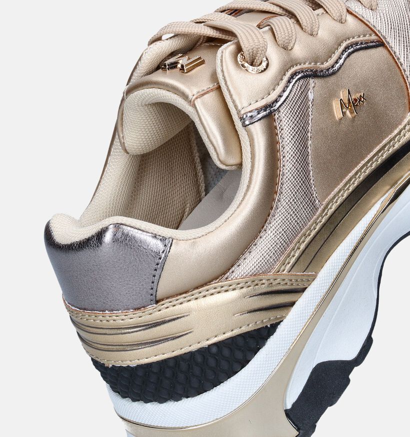 Mexx Nyxa Love Gouden Sneakers voor dames (346038) - geschikt voor steunzolen