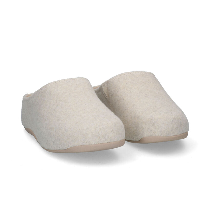 FitFlop Shuv Felt Grijze Pantoffels voor dames (313553)