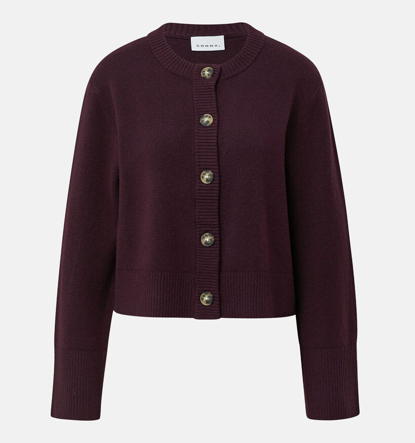 comma Gilets en Bordeaux pour femmes (364813)