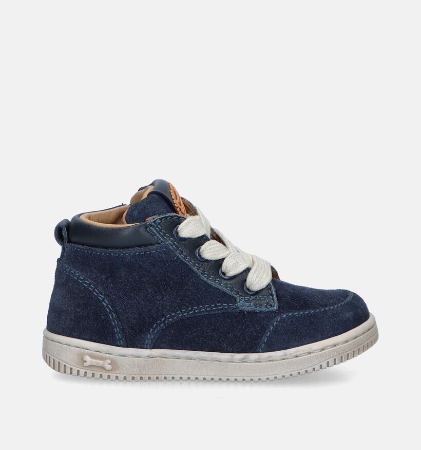STONES and BONES Nipo Chaussures pour bébé en Bleu pour garçons (345804) - pour semelles orthopédiques