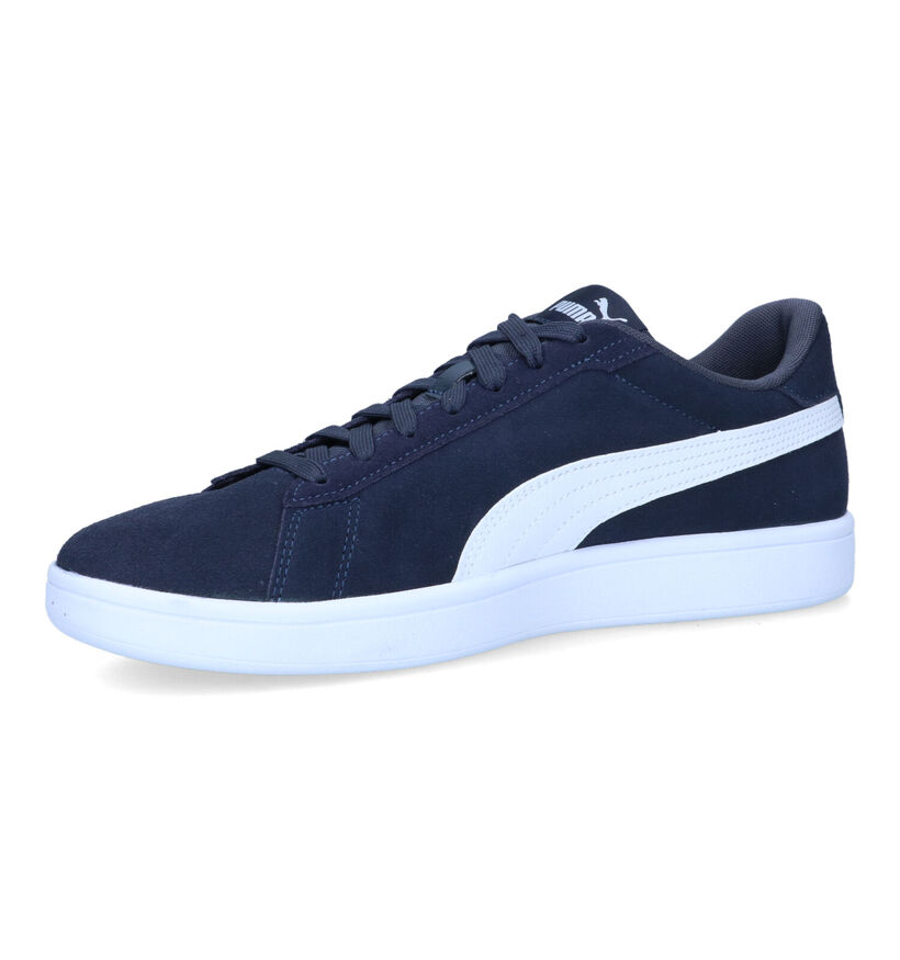 Puma Smash 3.0 Baskets en Bleu pour hommes (318681) - pour semelles orthopédiques