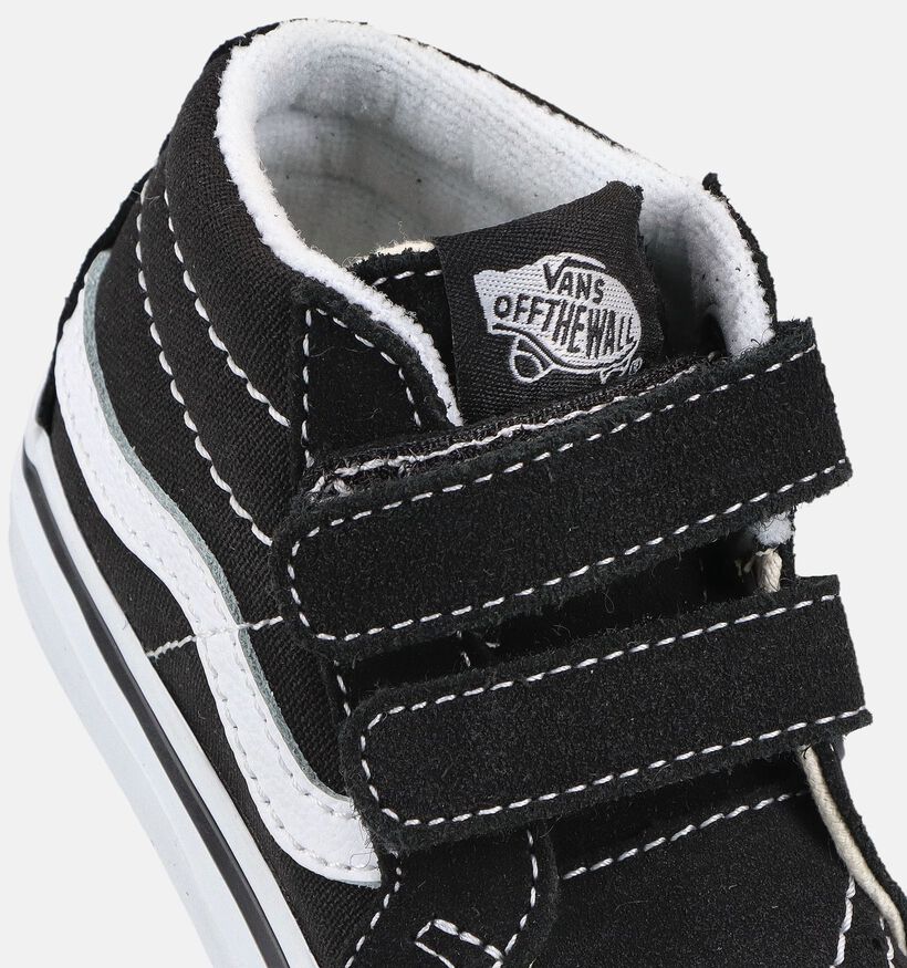 Vans Sk8 Mid Reissue Zwarte Babysneakers voor jongens, meisjes (368984)