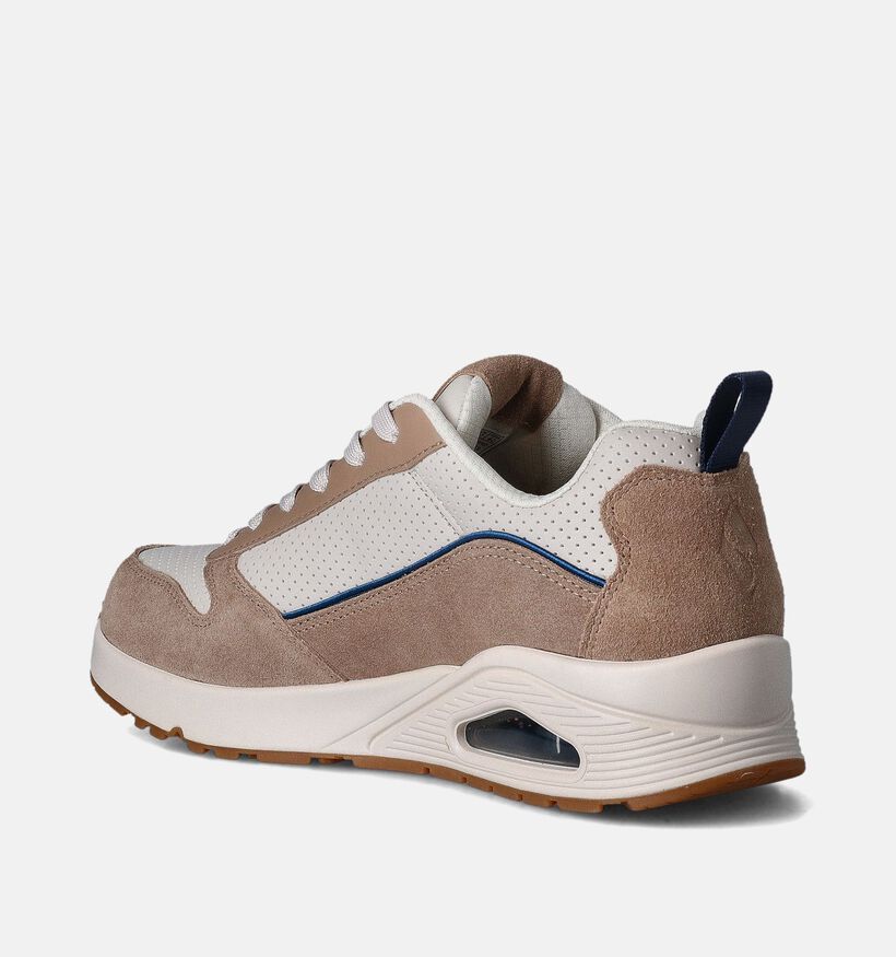 Skechers Uno Beige Sneakers voor heren (351848)