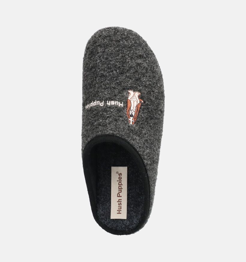 Hush Puppies Denox Donkergrijze Instappantoffels voor heren (377917)