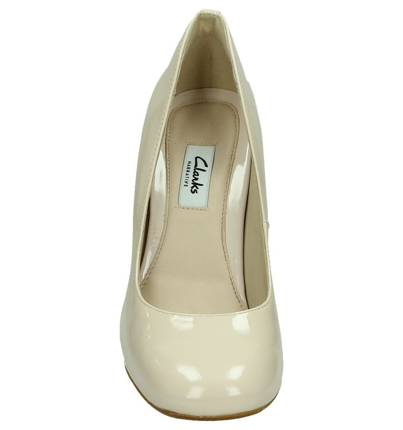 Clarks Gabriel Mist Nude Pumps in leer (174830)