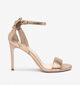 NeroGiardini Gouden Sandalen met gesloten hiel voor dames (355967)