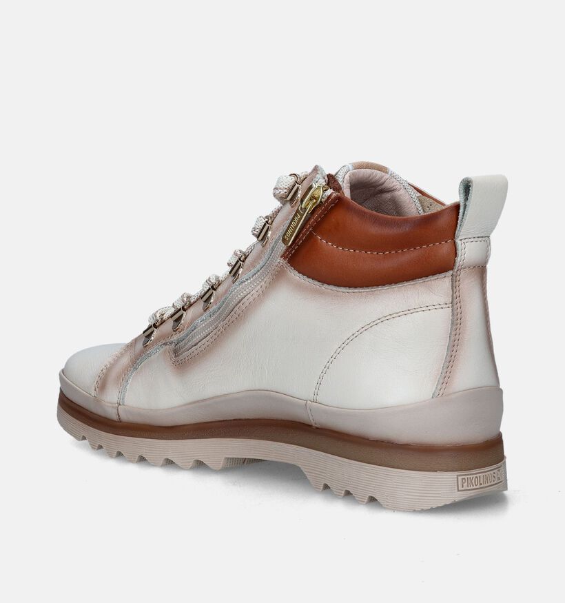 Pikolinis Vigo Bottines en Écru pour femmes (346199) - pour semelles orthopédiques