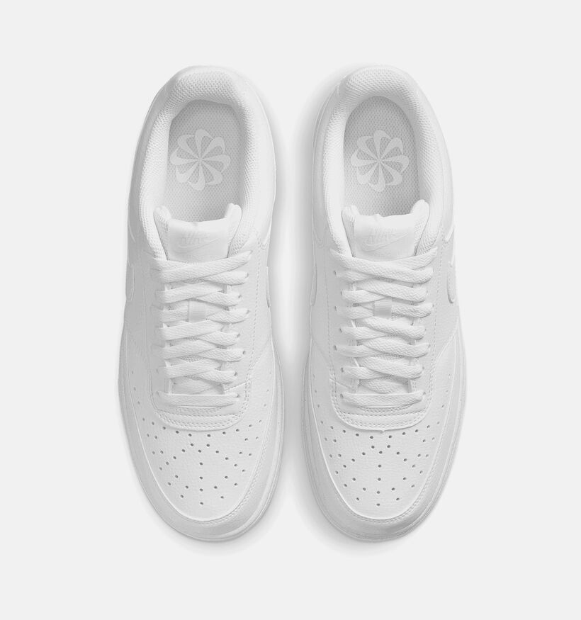 Nike Court Vision Low Next Nature Baskets en Noir pour hommes, garçons (343756)
