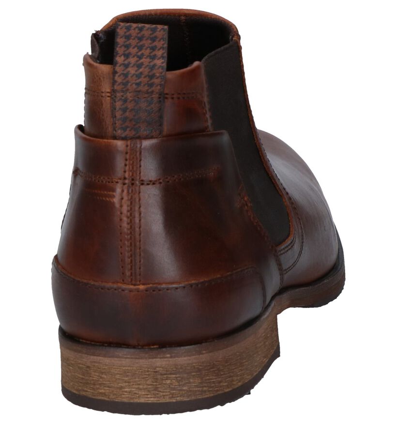 Bullboxer Chelsea Boots en Brun foncé en cuir (267067)