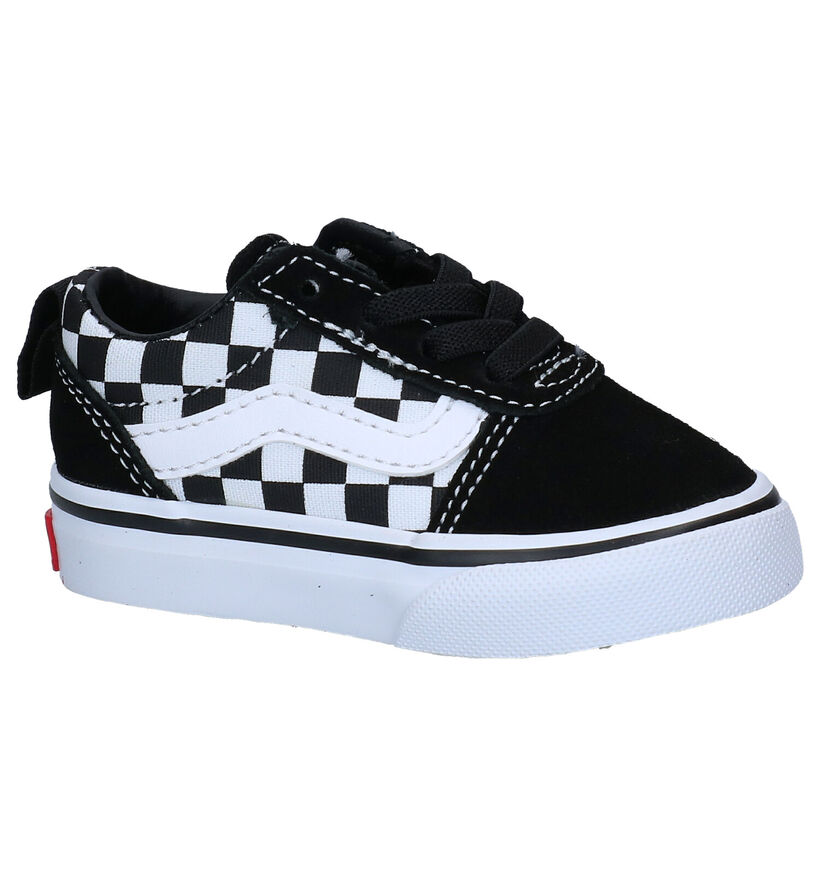 Vans Ward Slip On Zwarte Sneakers voor jongens (303076)