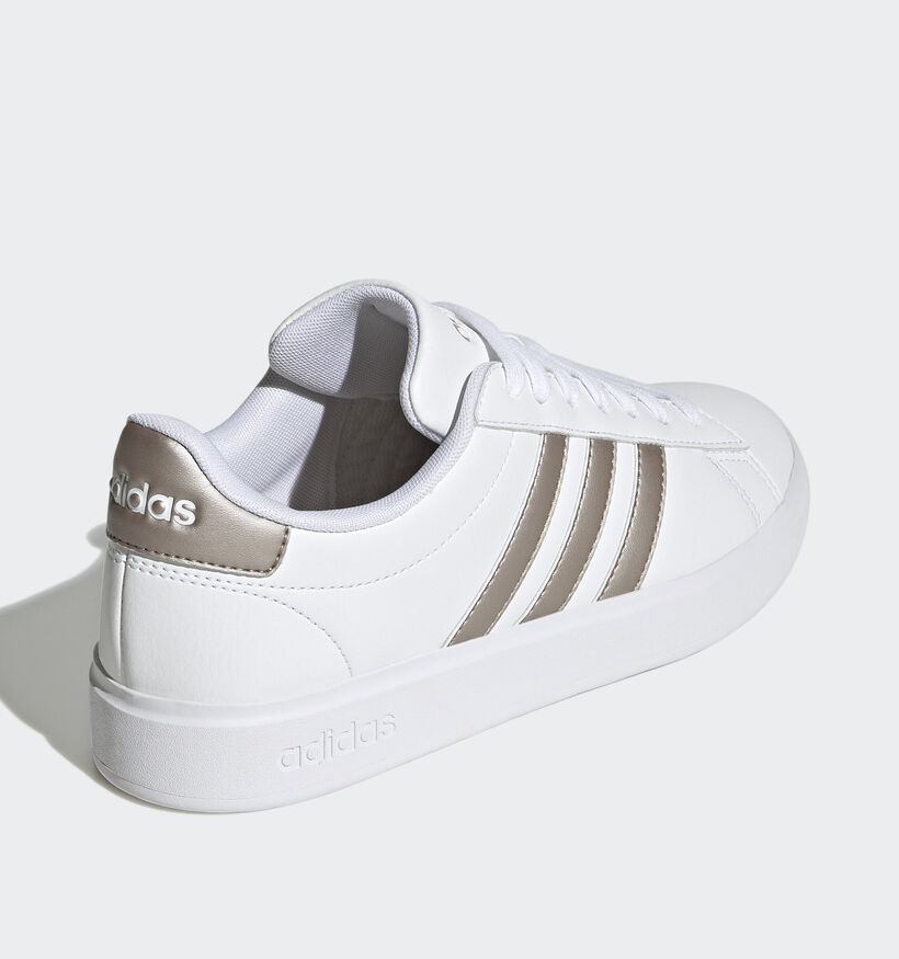 adidas Grand Court 2.0 Baskets sportives en Blanc pour femmes (356989) - pour semelles orthopédiques