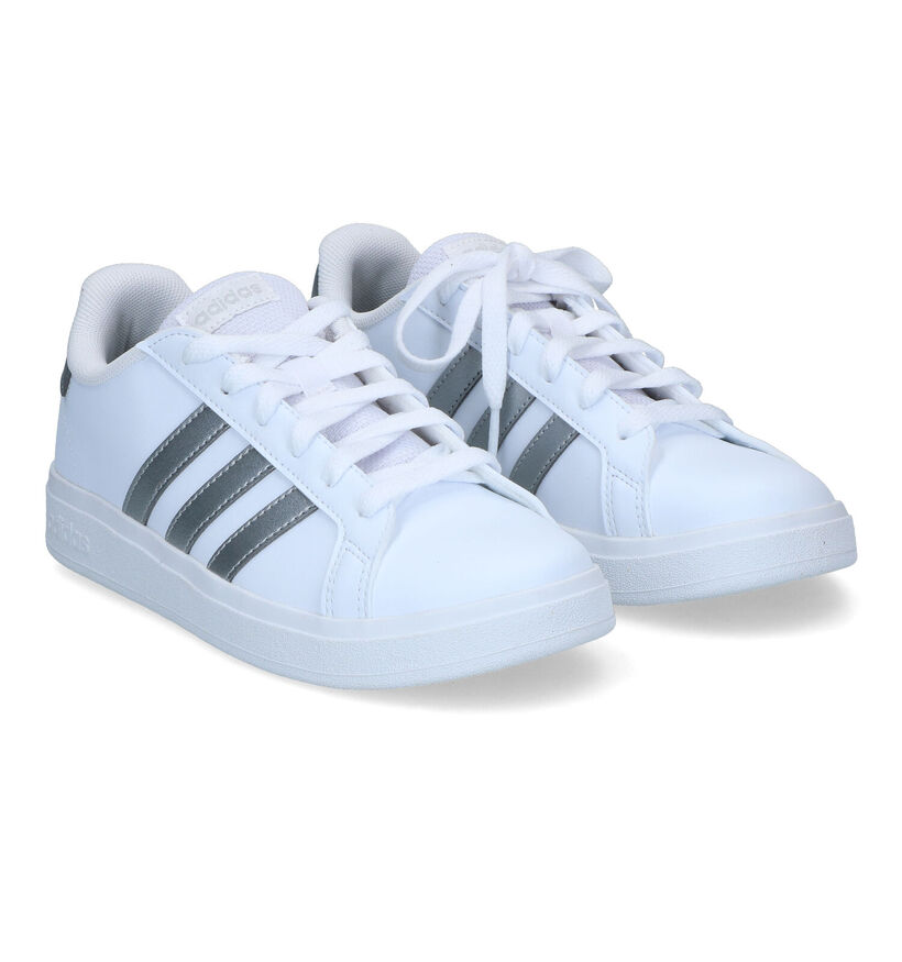adidas Grand Court 2.0 Witte Sneakers in kunstleer (326900)