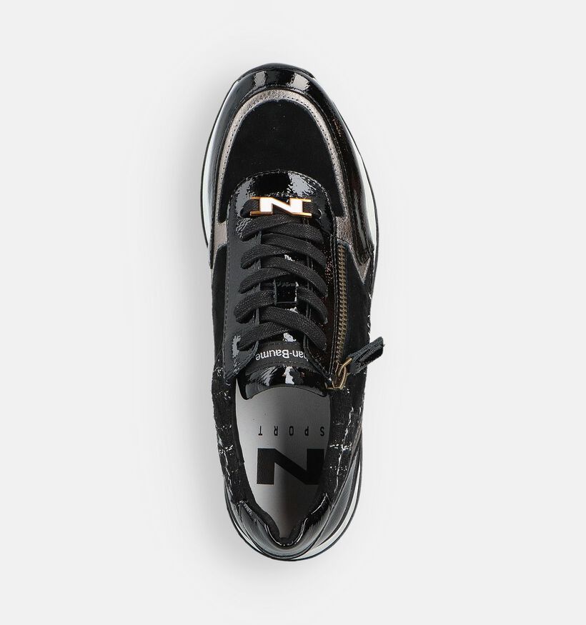 Nathan-Baume Chaussures à lacets en Noir pour femmes (363614) - pour semelles orthopédiques