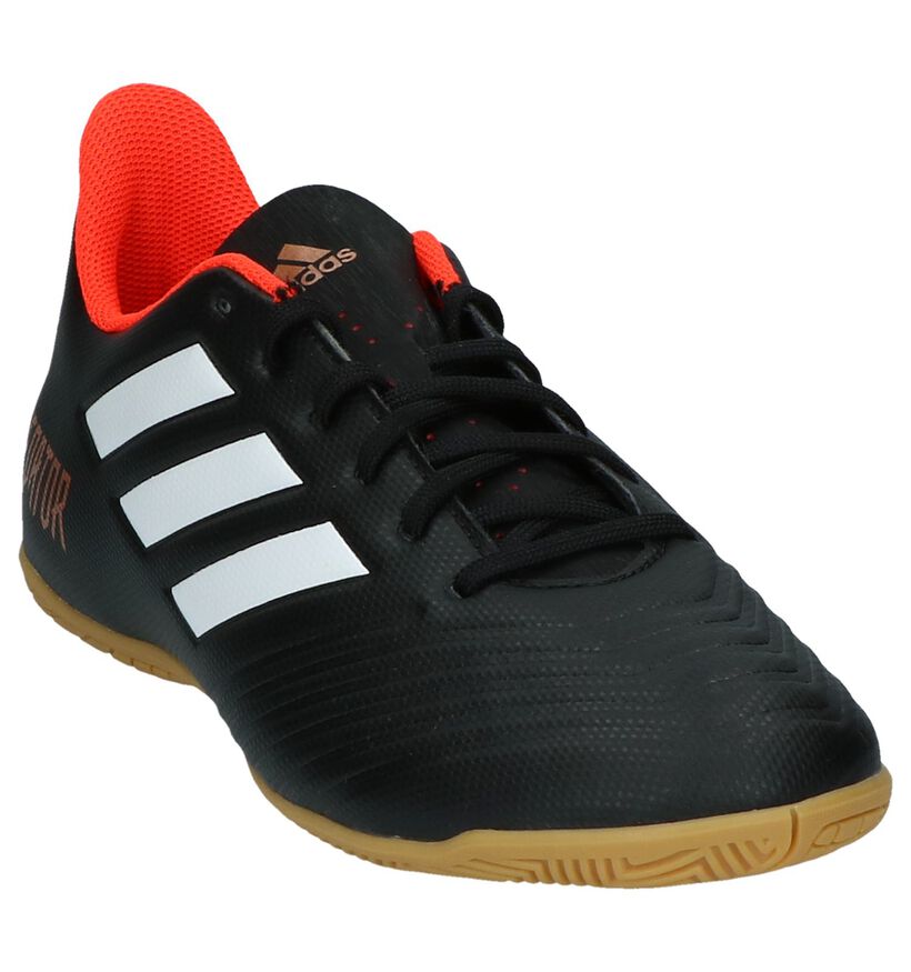 Zwarte Sportschoenen adidas Predator Tango in kunstleer (208203)