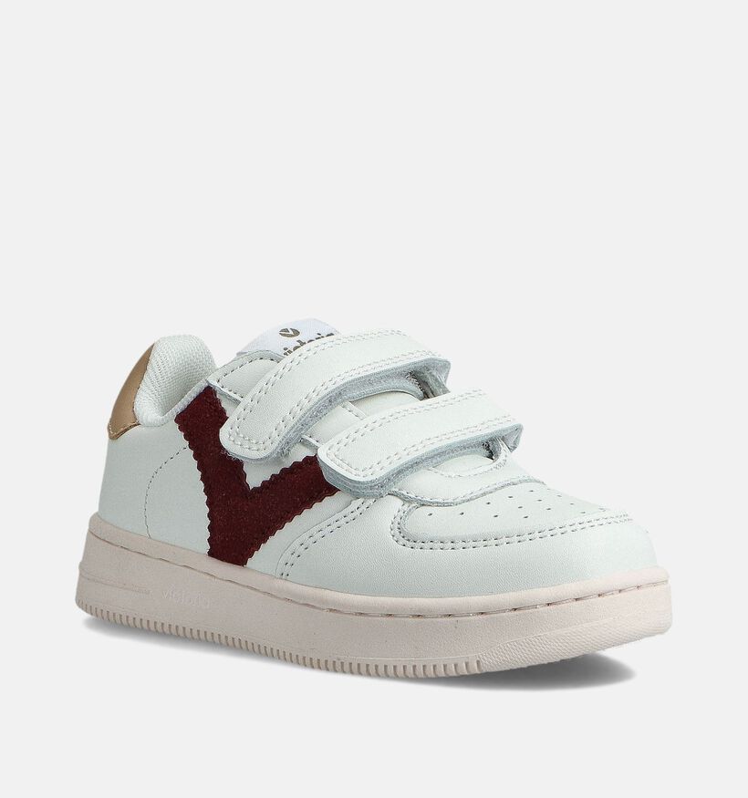 Victoria Witte Velcroschoenen voor meisjes, jongens (378894)