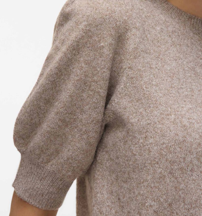 Vero Moda Doffy Pull en Beige pour femmes (367185)