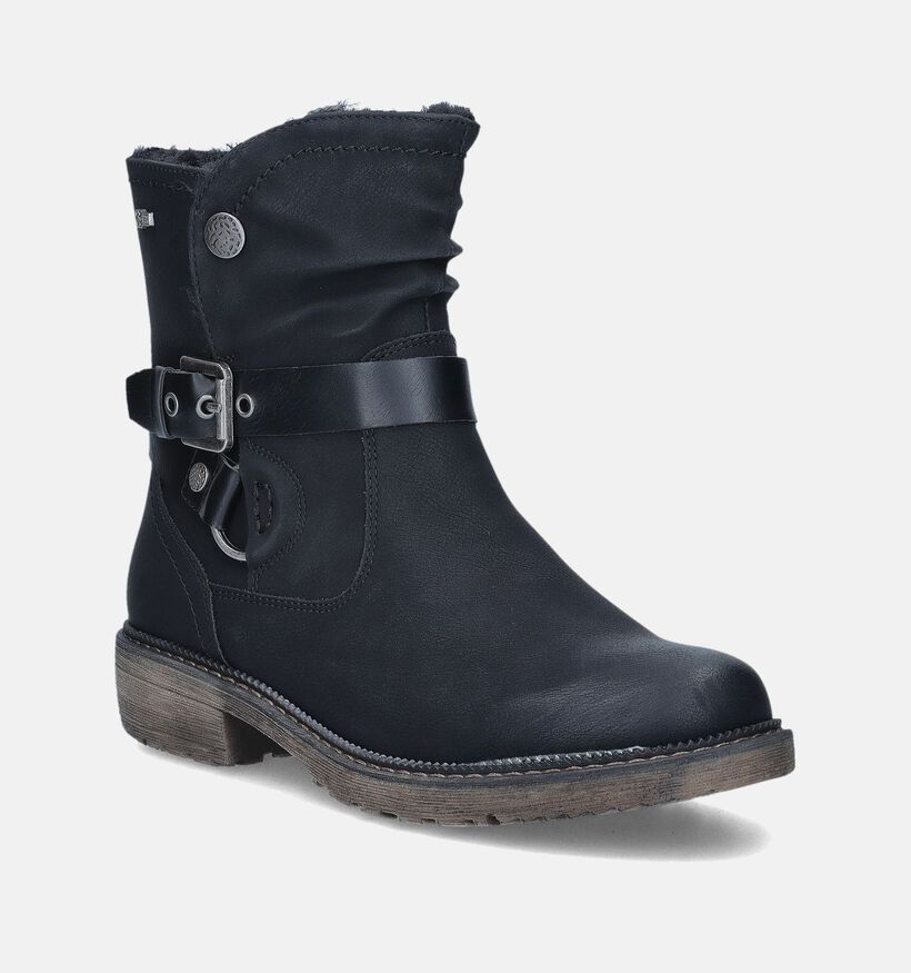 Relife Bottines motardes en Noir pour femmes (349217)