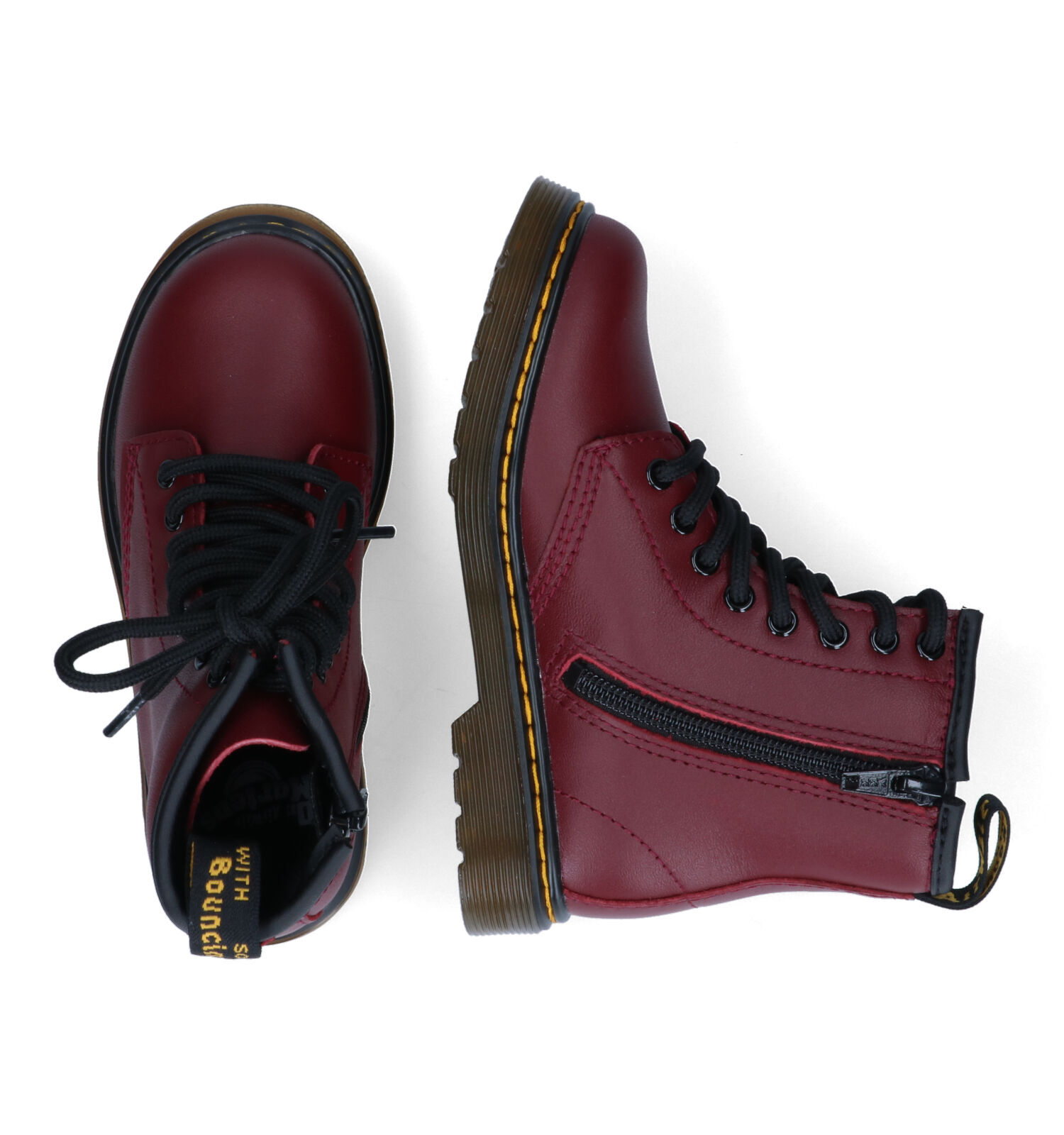 Bottines bordeaux