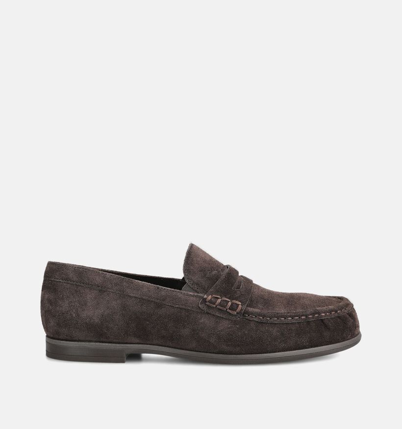Paul Green Donkerbruine Loafers voor dames (379778)