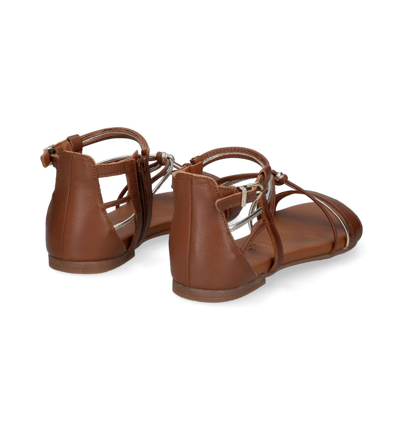 Tamaris Sandales plates en Cognac pour femmes (307577)