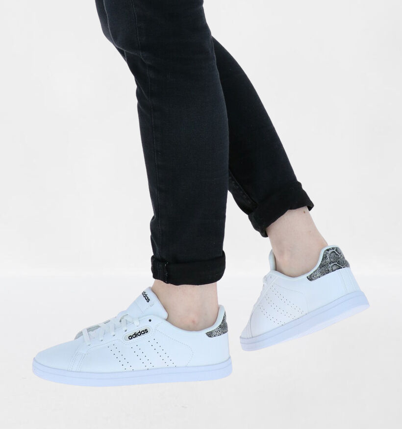 adidas Courtpoint CL X Witte Sneakers in kunstleer (276445)