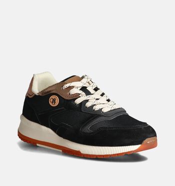 Scotch & Soda Sneakers Zwart/Taupe/Roze/Bordeaux/Groen