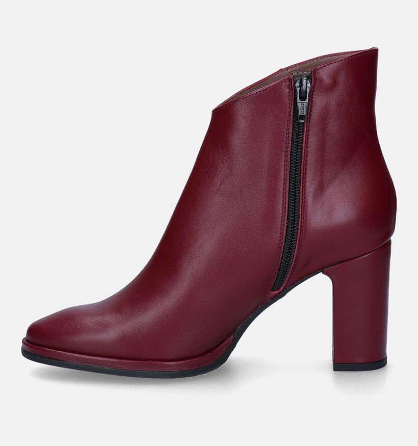 Wonders Bottines à talons en Bordeaux pour femmes (331822)