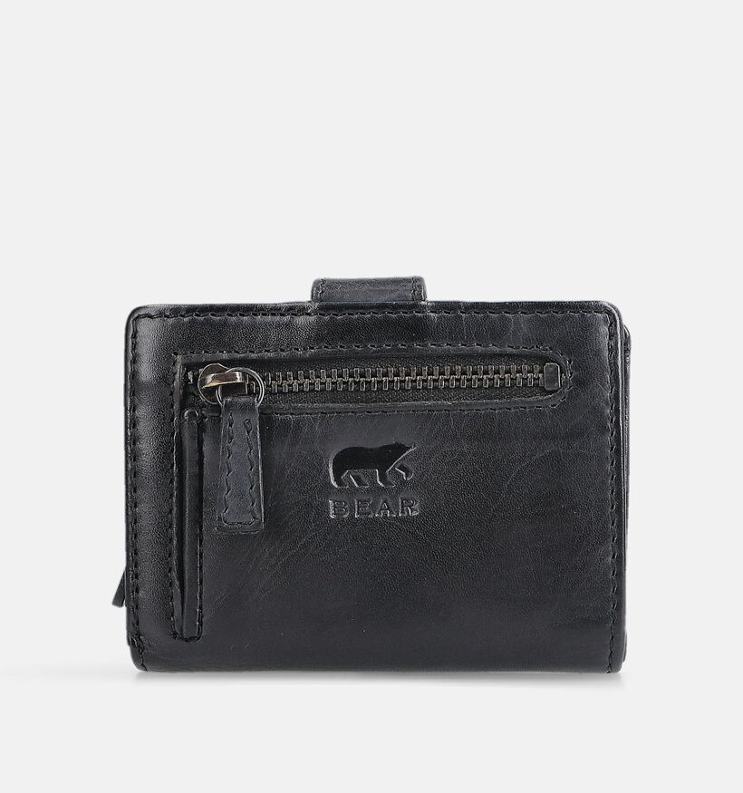 Bear Design Porte-monnaie zipp&eacute; en Noir pour femmes, hommes (375826)