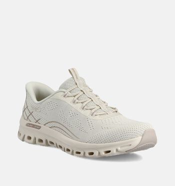 Skechers Glide-Step Low Sneakers Zwart/Wit/Bordeaux