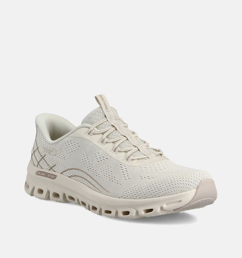 Skechers Glide-Step Elevate Amaze Ecru Sneakers voor dames (367835) - geschikt voor steunzolen