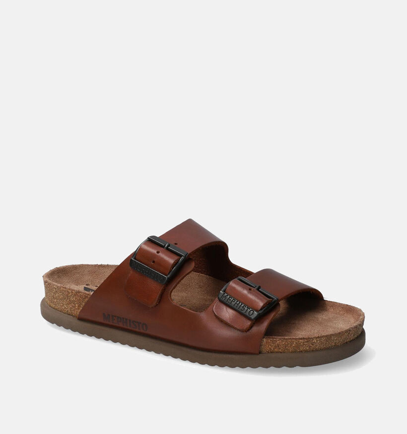 Mephisto Nerio Scratch Nu-pieds en Marron pour hommes (355187)