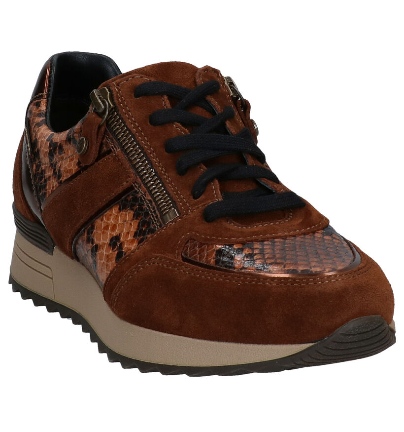 Mephisto Toscana Blauwe Veterschoenen voor dames (306944) - geschikt voor steunzolen