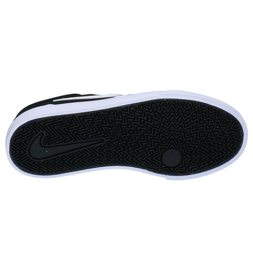Nike SB Charge Zwarte Sneakers in stof (274610)