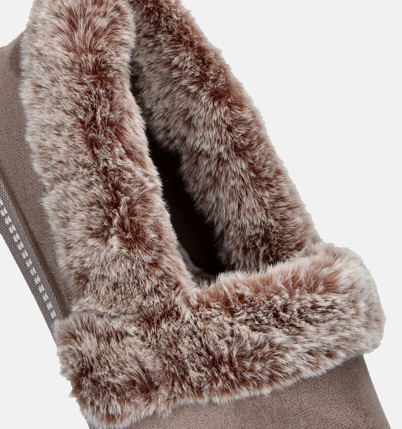 Skechers Cozy Campfire Team Toasty Taupe Pantoffels voor dames (345122)