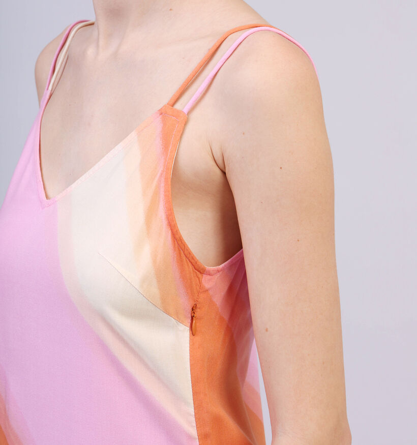 Vero Moda Vanya Oranje Maxi jurk voor dames (352146)