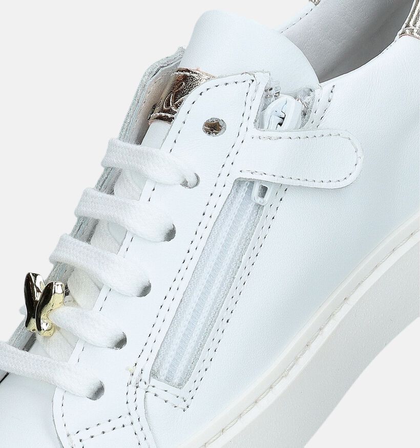 Bana & Co WItte Sneakers voor meisjes (339771) - geschikt voor steunzolen