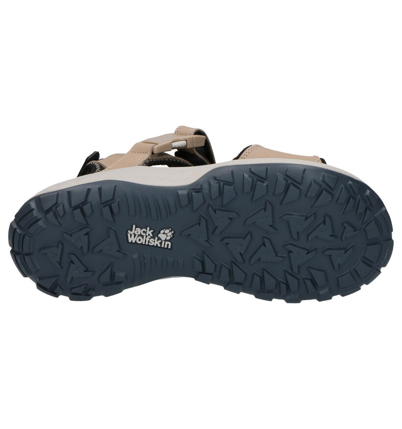 Lichtbeige Sandalen Jack Wolfskin Rocky in nubuck (268012)