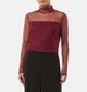 comma Bordeaux Blouse voor dames (350024)