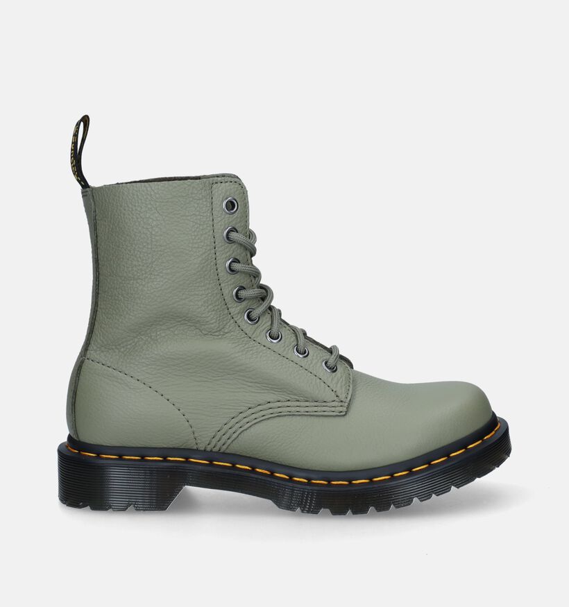 Dr. Martens 1460 Pascal Boots en Vert Kaki pour femmes (334972) - pour semelles orthopédiques