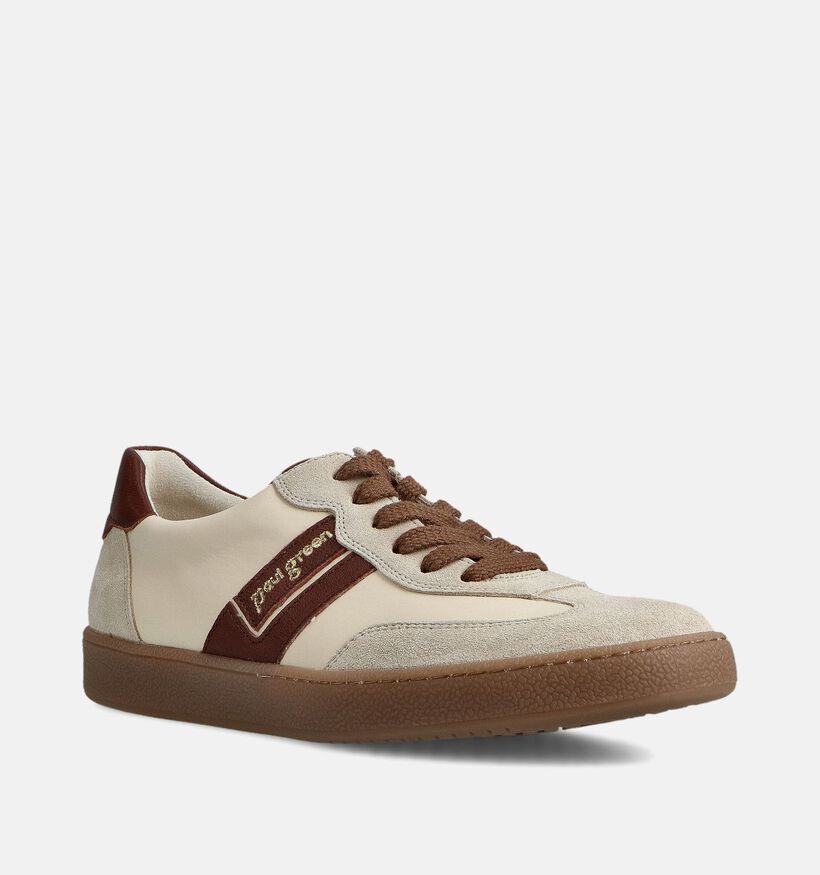Paul Green Beige/Bruine Sneakers voor dames (374113) - geschikt voor steunzolen