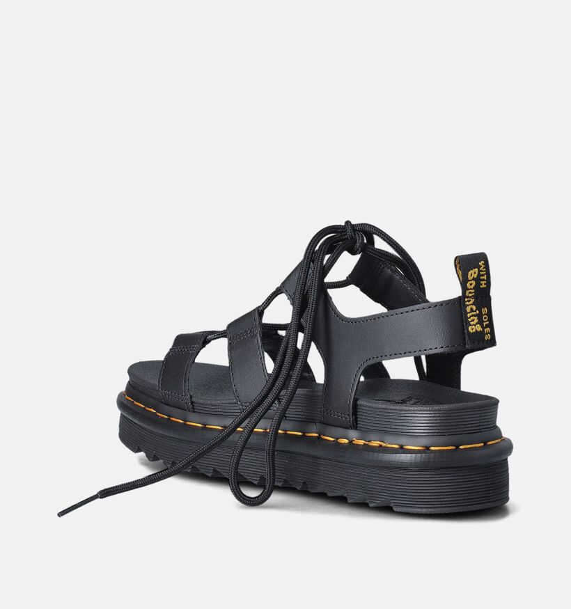 Dr. Martens Nartilla Zwarte Sandalen voor dames (365025)