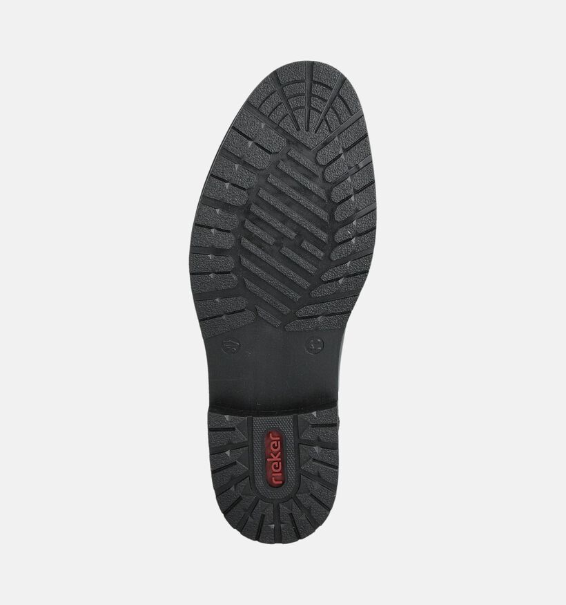 Rieker Zwarte Veterschoenen voor heren (376526) - geschikt voor steunzolen