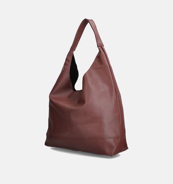 Signatur Schoudertassen Zwart/Beige/Bordeaux