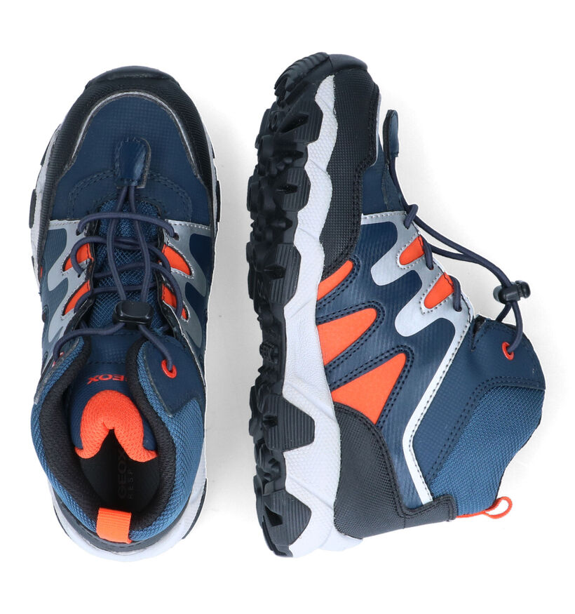 Geox Magnetar Blauwe Sneakers voor jongens (312578) - geschikt voor steunzolen