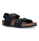 Birkenstock New York Sandales en Bleu en simili cuir (322480)