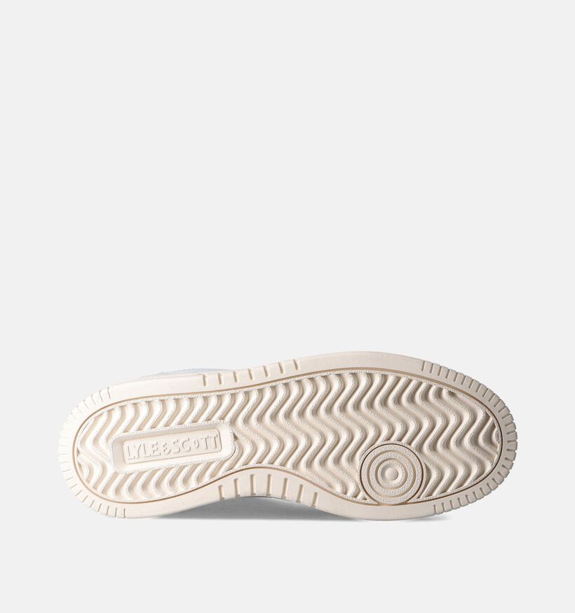 Lyle & Scott Culross Chaussures &agrave; lacets en Blanc pour hommes (354478) - pour semelles orthop&eacute;diques