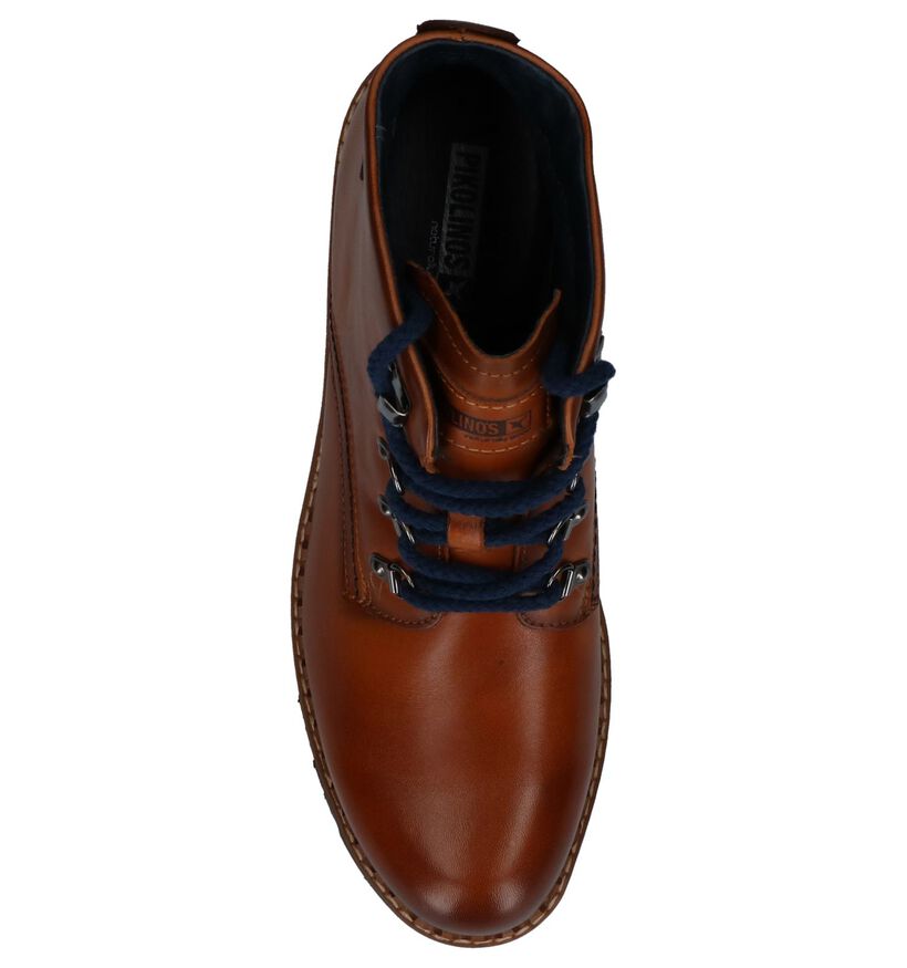 Cognac Boots Pikolinos Vicar in leer (233005)