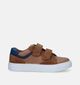 Geox Nashik Cognac Velcroschoenen voor jongens (335778) - geschikt voor steunzolen